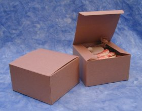 5x5x3 kraft brown box