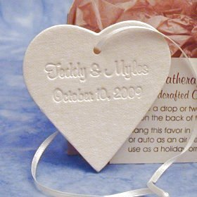 heart wedding favors