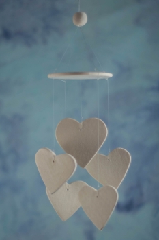Heart Wind Chime Favors